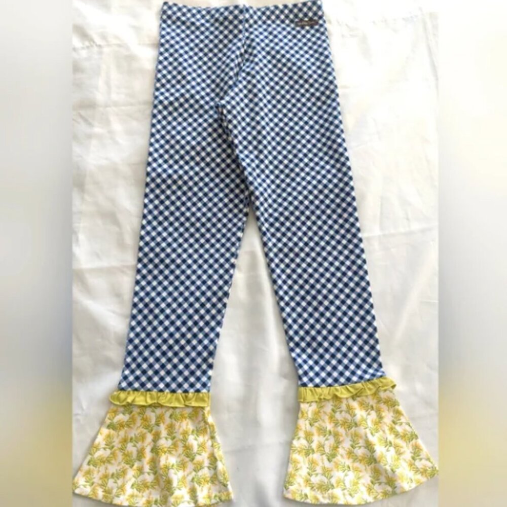 Like new matilda Jane size 14 Enchanted Garden Gingham Leggings